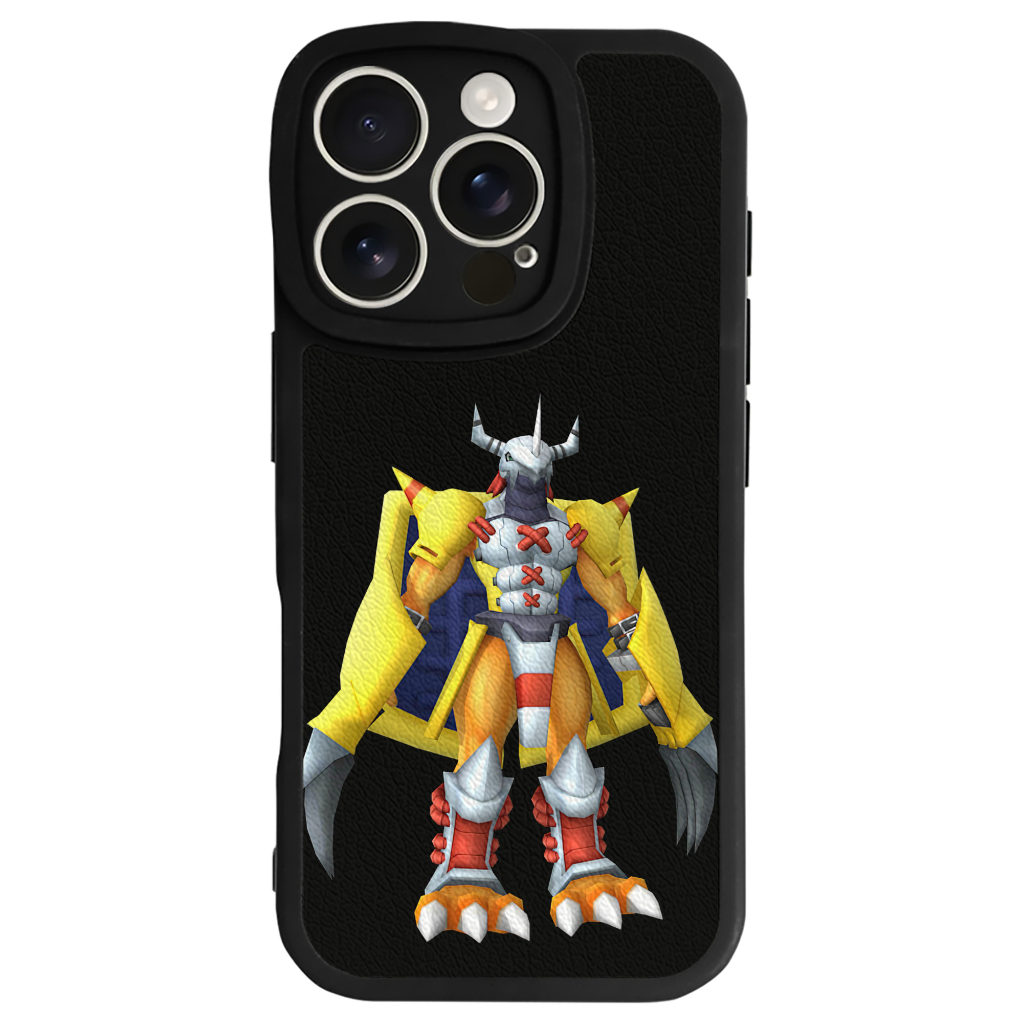 （画像用） Digimon デジタルモンスター/デジモン 【iPhone 16シリーズ対応】シリコンスマホケース（レザー調） 材質：シリコン